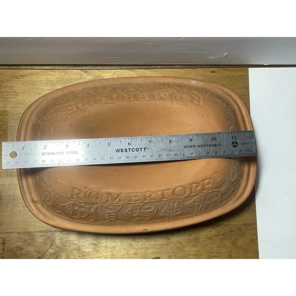 Vintage Romertopf Terra Cotta Clay Roaster Baker 111 Bax -Keramik West Germany